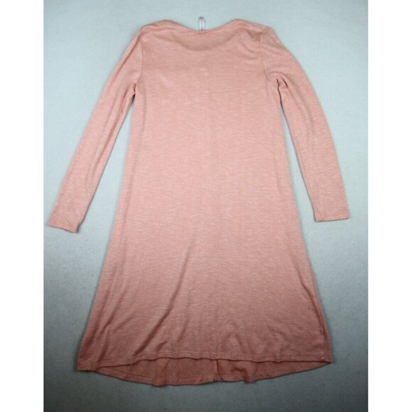 XHILARATION - GIRL'S PINK LONG SLEEVE MIDI STRETCH KNIT SWEATER DRSS - XL 14/16 - Picture 5 of 6